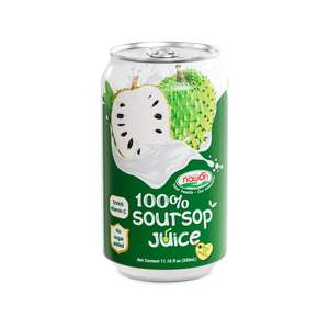 Meilleur Produit Boissons au Jus de Corossol 100% Pur 330ML Boissons Gazeuses en Canette Jus de Fruits Boisson Froide Sans Sucre NAWON Alimentation Boissons Échantillon Gratuit - Product Image 3