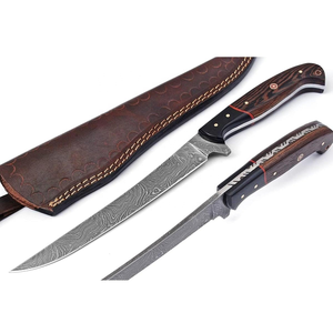 Carbon Steel Pattern <b>Bread</b> Slicing Fillet Cutting <b>Knives</b> Resin Handle Eco-Friendly Dishwasher Safe Adjustable Modern - Product Image 1