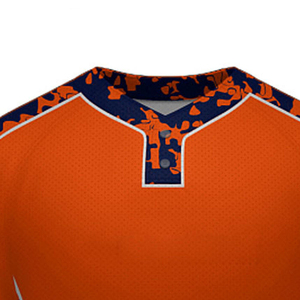 Maillot de baseball unisexe de haute qualité, prix de gros, personnalisable, 100% polyester, antibactérien, col en V, poches courtes - Product Image 6