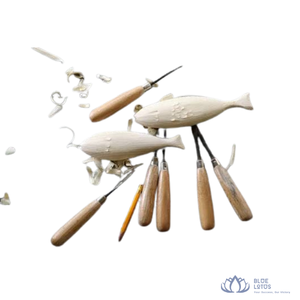 [VENTE CHAUDE] Sculpture de poisson en bois sculpté style Art Déco pour table, décoration de bureau à domicile, écologique, légère, pour salon et chambre de bébé - Product Image 1