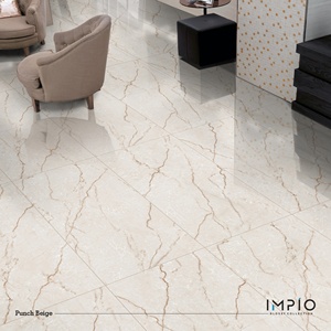 Carreaux de porcelaine personnalisés d'épaisseur 600x1200mm pour sol et mur Carreaux de céramique grand format à surface brillante Fabricant de gros - Product Image 5
