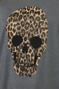 Camiseta con estampado de calavera animal - Product Image 3