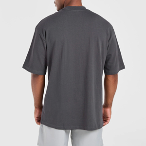 T-shirt surdimensionné pour homme en coton 100% de fabrication pakistanaise, design professionnel, respirant, motif à carreaux, haute qualité, prix bas, en vente - Product Image 3