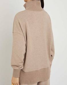 Suéter de Punto para Mujer al por Mayor - Jersey de Invierno con Logotipo Personalizado, Cuello Redondo, Hilo Suave de Alta Calidad, Jersey Femenino Transpirable - Product Image 3