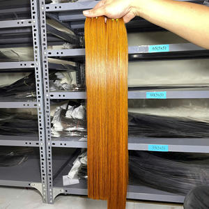 Cheveux vierges vietnamiens super double tirés, couleur gingembre, cheveux lisses, pour femmes, vente en gros, prix d'usine abordable - Product Image 3