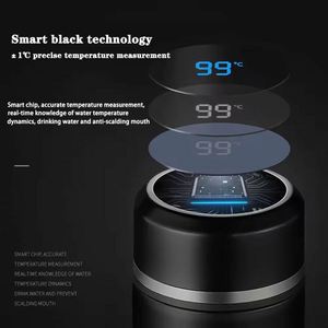Best-Selling Logo Intelligent Temperature Display 304 Stainless Steel Insulated Tumbler Business Water Cup Promo Gift - Product Image 4