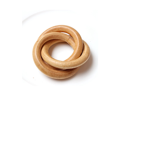 Anneau de serviette en bois en forme de cœur mignon pour mariages, dîners et occasions festives, boucles de serviette finies brillantes pour accessoires de table - Product Image 6