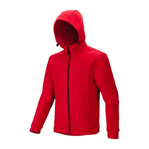 Blouson de motard pour homme 2026, rouge, à manches longues, coupe-vent, à capuche, en polyester, pour l'automne, style unique - Product Image 1