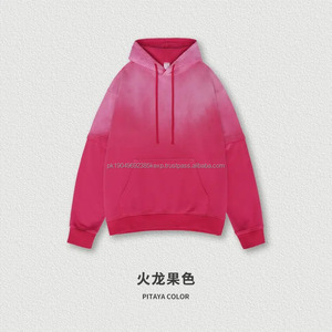 Venta al por mayor de moda dragón logotipo personalizado manga larga Fruit Fack dos sudaderas con capucha para hombres suelta Hip Hop pareja Sudadera con capucha - Product Image 4