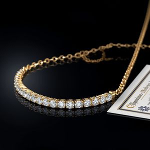 Cadena de Oro Sólido de 18K con Piedra Natural, Diseño Minimalista y Solitario para Mujer, Oro Blanco, Joyería Fina, Diseño Ético y de Lujo OEM - Product Image 5