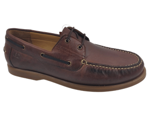 Mocasines Marrones para Hombre, Punta Redonda, Sin Cordones, Zapatos de Oficina y Carrera, Suela de Goma Acolchada - Product Image 1
