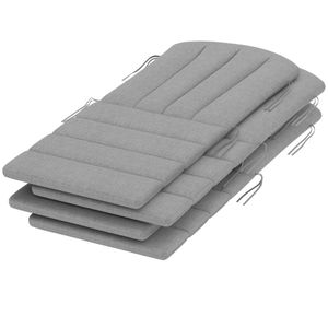 Set di 4 Cuscini Grigi per Sedie da Esterno, Cuscini per Sedie da Giardino e Terrazza - Product Image 5