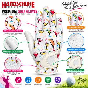 Service OEM, gants de golf unisexes, cuir véritable de haute qualité, sangle de poignet réglable, poignées, choix de plusieurs couleurs avec logo - Product Image 5