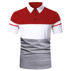 Custom Logo Latest Design <b>3</b> Panel Casual Polo Shirts For Men High Quality Cotton/Polyester Standard Size Polo Collar T-Shirts - Product Image 5