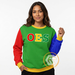 Sudadera Personalizada de Invierno para Mujer, Marca Eastern Star, de Algodón y Felpa, con Bordado Frontal, Ecológica y de Alta Calidad, Estilo Griego - Product Image 1