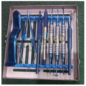 Kit de micro-chirurgie parodontale, instruments dentaires manuels en titane, kit de micro-chirurgie parodontale, outils dentaires réutilisables - Product Image 5