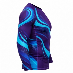 Camiseta Deportiva de Compresión para Hombre, Manga Larga, para Entrenamiento, Fitness, Running, Ciclismo, Surf, Gimnasio y Actividades Deportivas - Product Image 5