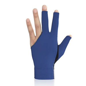 Gants de billard à demi-doigts avec sangle de poignet réglable pour la pratique du billard et du snooker, unisexe, sport - Product Image 6