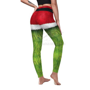 Warm <b>Women</b> <b>Christmas</b> <b>Legging</b> With Soft Inner Feel And Stretchable Material <b>For</b> Cold Weather Activities <b>Christmas</b> <b>Legging</b> - Product Image 4