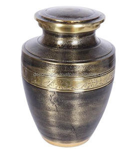 Urna Funeraria Moderna de Metal Morado de Primera Calidad con Diseño de Crucifijo para Servicios Conmemorativos Funerarios - Product Image 5