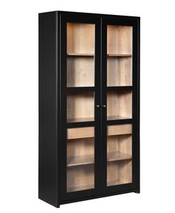 Modern Wood <b>Sideboard</b> Cabinet with Glass Doors Storage Console for Dining Room Living Room Home Furniture - Product Image 2