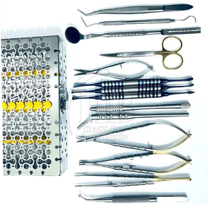 Kit de microchirurgie endodontique manuel en acier inoxydable personnalisé, certifié CE, design ergonomique, finition résistante à la corrosion, réutilisable - Product Image 5