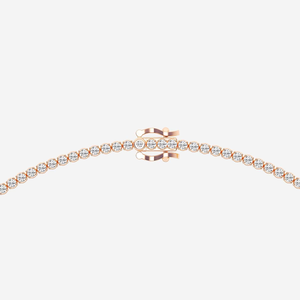 Collar de Moda con Colgante de Zafiro Sintético Corte Pera de 11.48x7.06 mm y Diamante Redondo Cultivado en Laboratorio de 7 1/3 CTW, Gema Azul de Lujo - Product Image 3