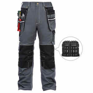 Pantalon de sécurité réfléchissant avec protection haute visibilité, en coton et polyester, léger, pour le travail, 2026 - Product Image 4