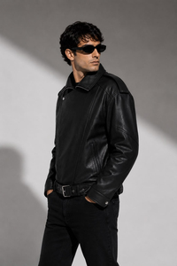 Veste en cuir de mouton pour homme, modèle 2026, design optimal, prix de gros abordable, veste en cuir respirante pour homme avec service OEM - Product Image 2