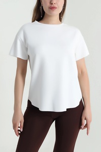 Ever Glow - Camiseta de Manga Larga de Alta Calidad para Mujer, Personalizada, de Poliéster/Algodón, Cuello Personalizado, Talla Grande - Product Image 4