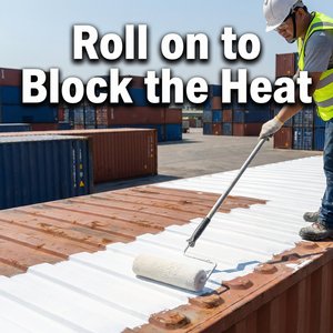 Revêtement de protection solaire réfléchissant, anti-UV, isolant thermique, imperméable et anti-âge pour toitures extérieures de bâtiments (vente en gros) - Product Image 2