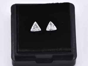 Par de Diamantes Cultivados en Laboratorio con Corte Trillón de 1.01 Quilates, Certificados por IGI, Piedras Sueltas para la Fabricación de Joyas y Pendientes, Regalo de Aniversario - Product Image 3