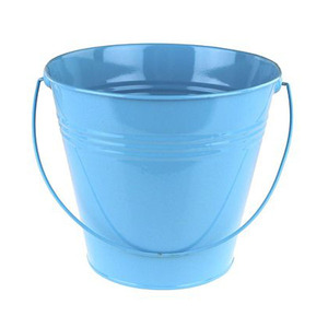 Cubo de hierro de Metal galvanizado, herramienta de limpieza del hogar de lujo, Cubo de Metal para decoración del hogar, mango de alambre único - Product Image 4