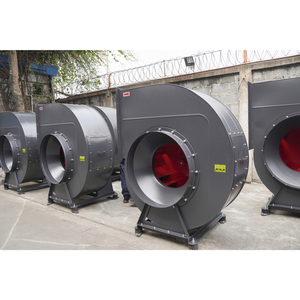 พัดลมแรงเหวี่ยงแรงดันปานกลาง โครงเหล็ก SS400 มอเตอร์ AC ขับตรง รองรับ OBM 700 - 130000 ลบ.ม./ชม. เสียงเบา - Product Image 1
