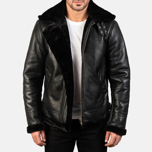 Chaqueta de Invierno para Hombre de Diseño Personalizado, Transpirable, Cómoda y Ligera, Chaqueta de Cuero para Hombre al por Mayor - Product Image 1
