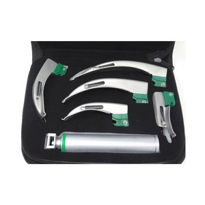 High Quality Reusable Stainless Steel Laryngoscope Set With LED <b>Light</b> 6 Fiber Manual Top Surgery <b>Professional</b> Medical Intubation - Product Image 2
