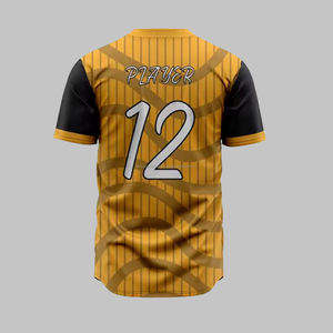 Uniforme de baseball imprimé logo personnalisé professionnel respirant prix d'usine de grande taille - Product Image 4