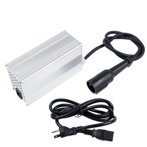 48 Volt 20 Amp LED Golf Cart Battery Charger with Round 3 Pin Plug Compatible with EzGo RXV TXT Models - Product Image 2
