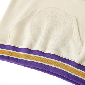Sudadera de Mujer con Cuello Redondo, Bordado en Relieve de la Fraternidad Omega Psi, 100% Algodón, Tejido de Felpa, Ropa Universitaria - Product Image 5