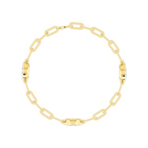 Bracelet chaîne unique pour femme en or jaune 14 carats avec diamants de laboratoire taille marquise sertis clos, 2,16 CTW, luxe, clarté VS+ - Product Image 3