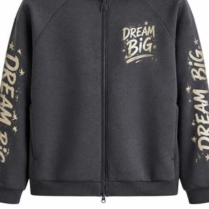 Sweat-shirt à capuche personnalisé avec impression graphique, veste unisexe surdimensionnée, streetwear - Product Image 6