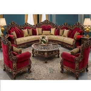 Juego de Muebles de Sala de Estar Hechos a Mano Royal Regency, Juego de Sofás Clásicos de Madera con Mesa de Centro, Muebles Elegantes para Sala de Estar, Hechos en EE. UU. - Product Image 6