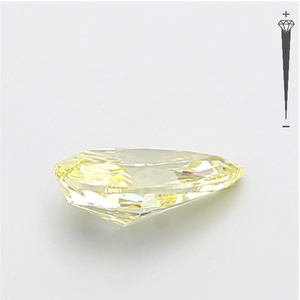 Diamante Cultivado en Laboratorio con Certificación IGI, Corte Pera Modificado de 1.58 CT, Color Amarillo Fantasía, Claridad VS1, CVD LG 800611678 para Joyería ROYALGEM - Product Image 3