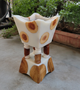 Quemador de Incienso de Resina y Madera Ecológico, Duradero y de Lujo, Hecho a Mano, Decorativo para el Hogar, Meditación y Oración - Product Image 5