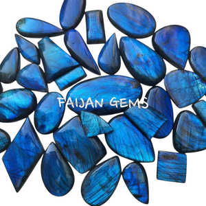 Piedra de labradorita de fuego azul natural hecha a mano, piedras preciosas sueltas para piezas únicas personalizadas - Product Image 1