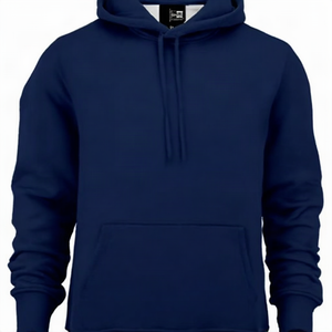 Sudadera con Capucha Verde Oliva para Hombre, Corte Regular, Felpa de Algodón, Estilo Casual, Tejido Sólido, Estilo Otoñal - Product Image 2