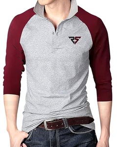 Camisetas de Oficina RS Premium, Manga Larga, Color Sólido, Corte Regular, Bordadas, con Logotipo Personalizado, Poliéster/Algodón - Product Image 1