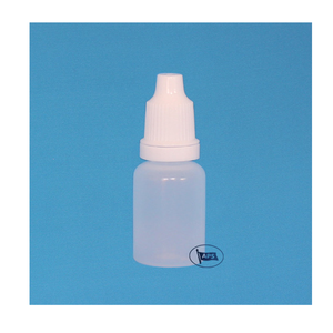 Botella Cilíndrica de Plástico PP APS con Gotero, 5-15 ml, Tapa Blanca, Sellada, para Uso Cosmético - Product Image 1