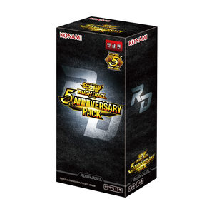 Caja de Sobres del 5º Aniversario de Yu-Gi-Oh! Rush Duel, 15 Sobres, Sellado Coreano, Distribuidor Mayorista de Tarjetas Coleccionables Konami - Product Image 1