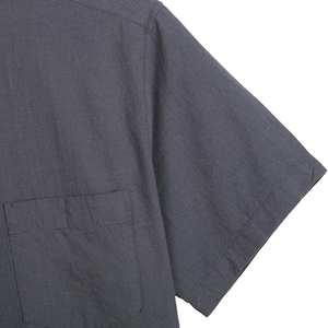 Camisa de lino y algodón de verano para hombre de alta calidad, informal, de manga corta, con botones, para la playa - Product Image 5